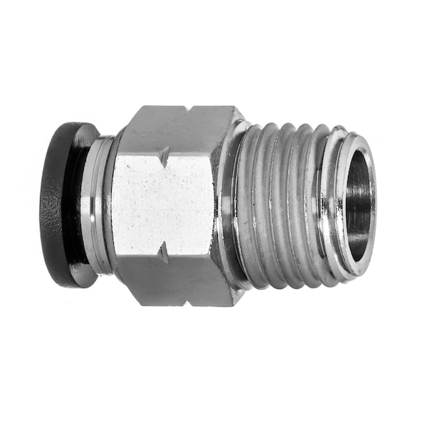 Usa Industrials Push to Connect Fitting-Nylon-Male Straight-1/8" Tube OD x 1/8" MBSPT ZUSA-TF-PTC-32 - main